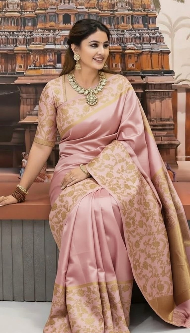 রূপকথা কাতান শাড়ি – Premium Katan Silk Saree with Matching Blouse Piece.nora